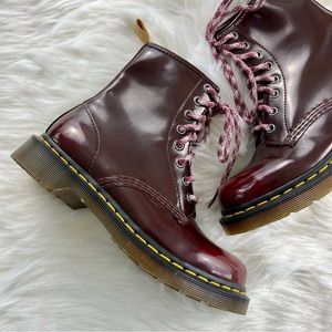 Dr. Martens Cherry Red 1460 Boots